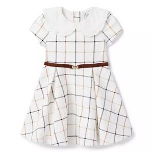 Janie and Jack The Statement Collar Equestrian Dress